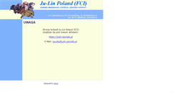 Desktop Screenshot of julin.alpha.pl