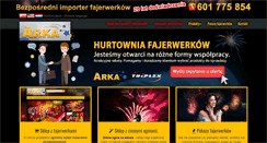 Desktop Screenshot of pirotechnika.alpha.pl