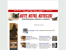 Tablet Screenshot of cats.alpha.pl